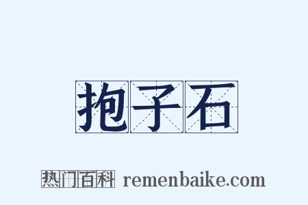 抱子石是什么意思的图片
